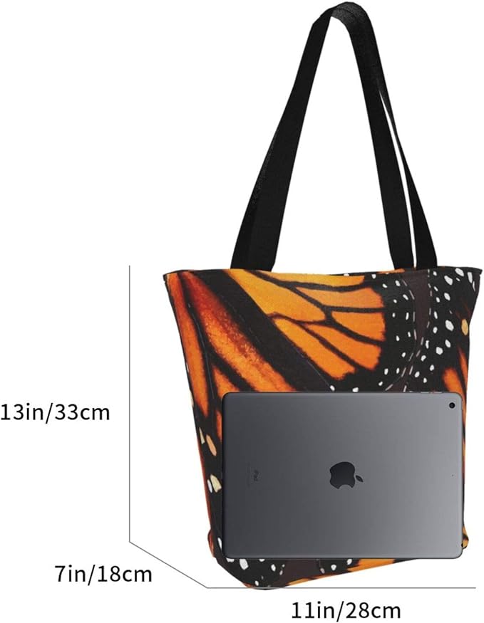 Monarch Wing Reusable Tote Bag