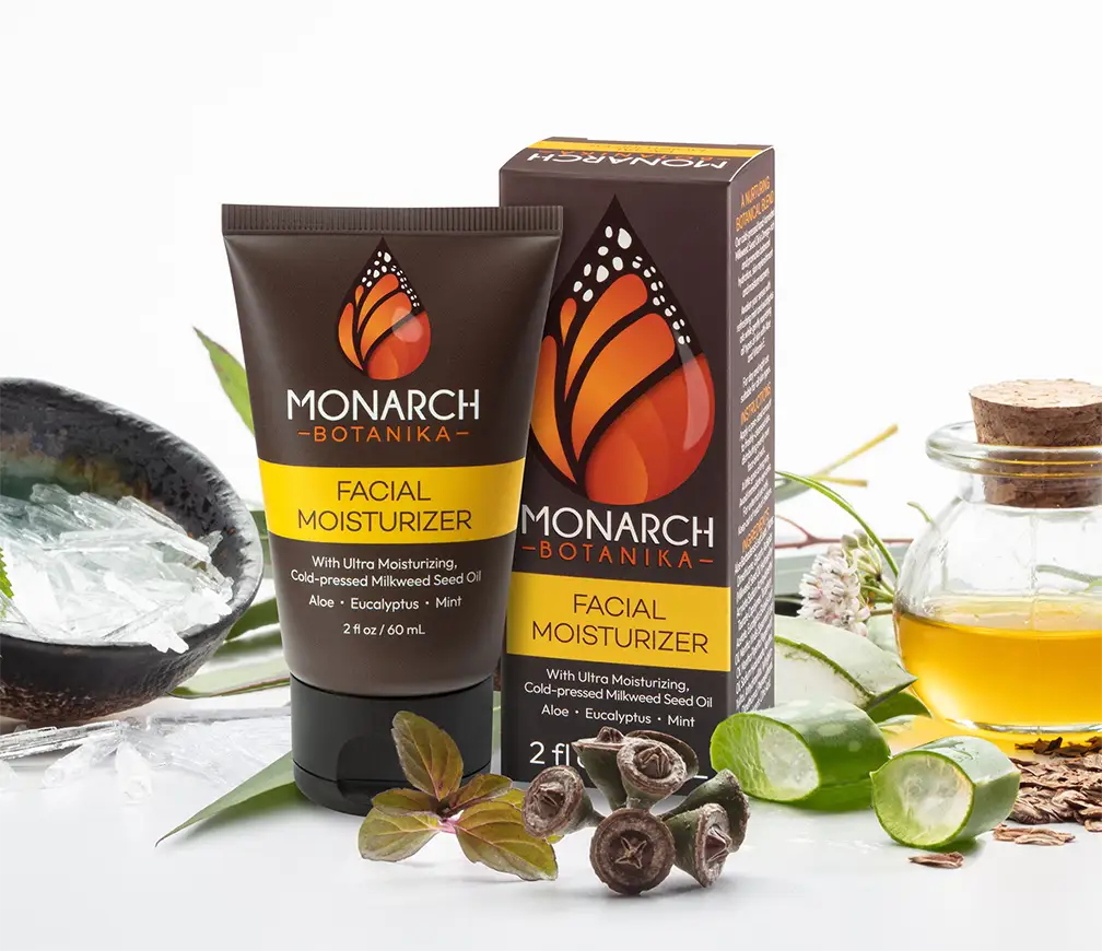 Facial Care Kit: Cleanser and Moisturizer with cold-pressed Milkweed Seed Oil