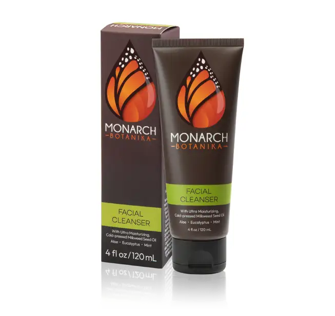 Facial Cleanser with cold-pressed Milkweed Seed Oil