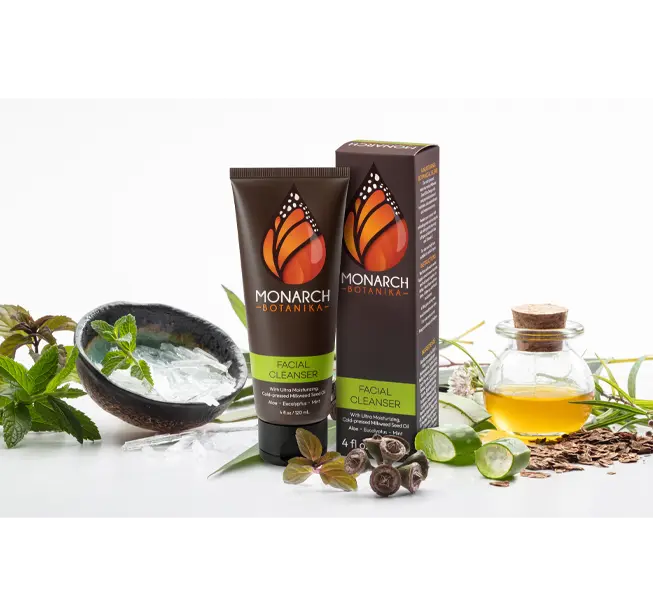 Facial Cleanser with cold-pressed Milkweed Seed Oil