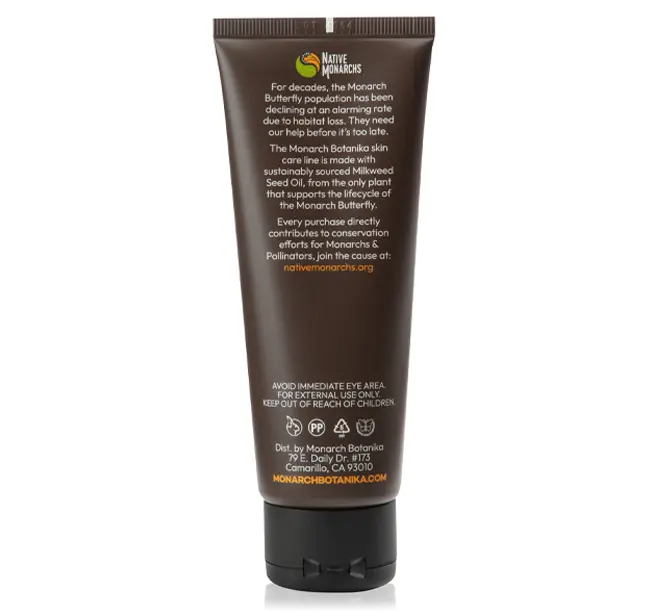 Facial Cleanser with cold-pressed Milkweed Seed Oil