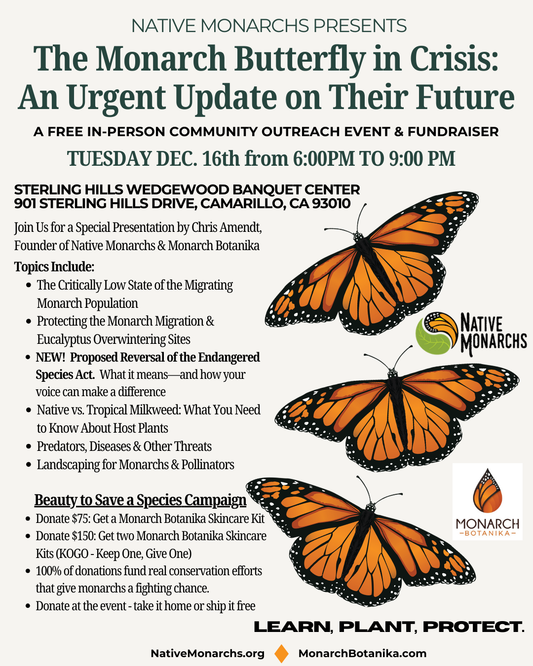 URGENT: Help Protect Wildlife and Save the Monarch Butterfly!